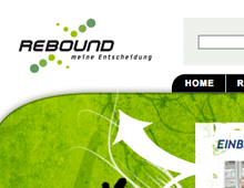 Rebound Webseite